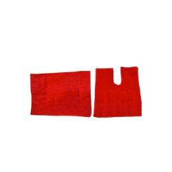 Imagem de Tapetinho Pelúcia 75x50 Vermelho - RODIBEM 456885