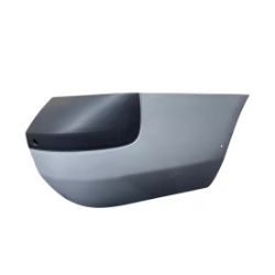 Imagem de Polaina do Para-choque Traseiro VOLKSWAGEN SAVEIRO Lado Direito Preto Liso com Furo - KJ J10510