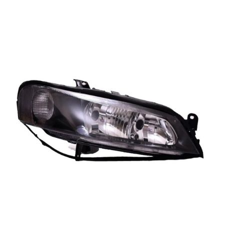 Imagem de Farol Principal CHEVROLET - GM VECTRA Lado Direito Máscara Negra Regulagem Manual H7/H7 - RTECH RTC1548