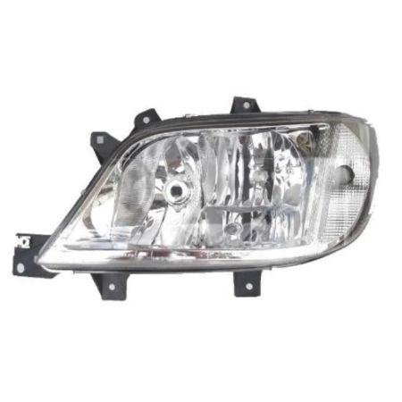 Imagem de Farol Principal MERCEDES BENZ SPRINTER Lado Esquerdo Liso com Milha - RTECH RTC8060