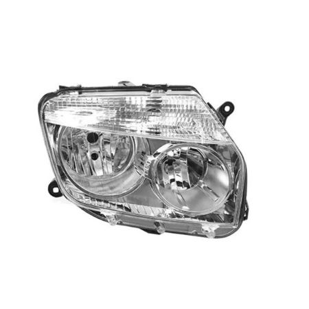 Imagem de Farol Principal RENAULT DUSTER Lado Direito Máscara Cromada - RTECH RTC8035
