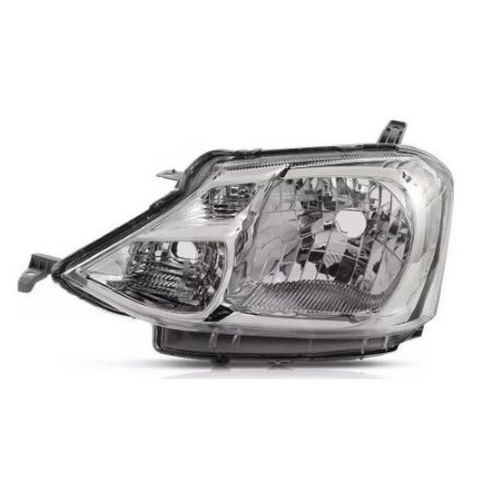 Imagem de Farol Principal TOYOTA ETIOS Lado Esquerdo Máscara Cromada Carcaça Cinza H4 - RTECH RTC1592