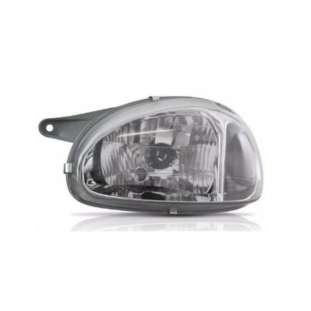 Imagem de Farol Principal Lado Esquerdo Carcaça Cinza Pisca Cristal H4 - RTECH RTC1582