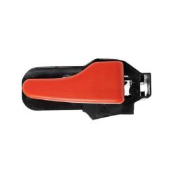 Imagem de Maçaneta Interna Lado Direito Cinza com Botão Vermelho - UNIVERSAL AUTOMOTIVE 50286