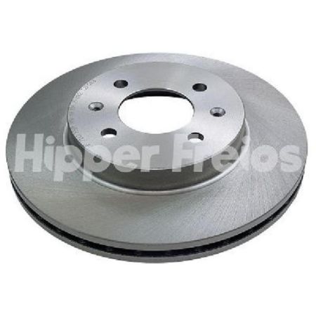 Imagem de Par de Disco de Freio Dianteiro Ventilado 4 Furos - HIPPER FREIOS HF700