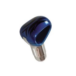 Imagem de Bola de Câmbio Sport Tribal Cromada Azul - SOPARAUTO 5034