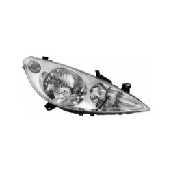 Imagem de Farol Principal PEUGEOT 307 Lado Direito com Milha - TYC 20A165A528