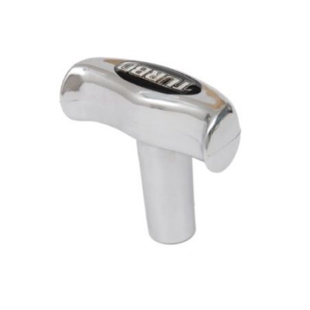 Imagem de Bola de Câmbio Sport T Turbo Cromado - SOPARAUTO 1010