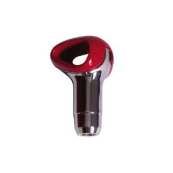 Imagem de Bola de Câmbio Sport Tipo Chrome Open Vermelho - SOPARAUTO 0990VM