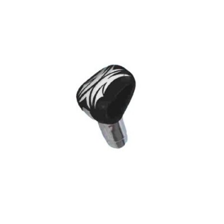 Imagem de Bola de Câmbio Sport Tribal Cromado Preto - SOPARAUTO 5035