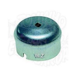 Imagem de Calota Graxa do Cubo de Roda Dianteiro Lado Esquerdo com Furo - ESPINGARDA VW0443