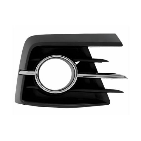 Imagem de Grade do Para-choque VOLKSWAGEN GOL/VOYAGE Lado Esquerdo Preto Cromado - RETROVEX RX10133
