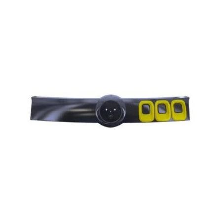 Imagem de Grade do Radiador FIAT UNO Preta com Aplique Amarelo - RETROVEX 13156