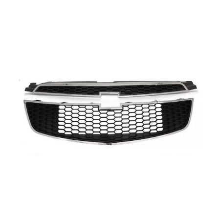 Imagem de Grade Central Superior do Para-choque Dianteiro CHEVROLET - GM CRUZE Cromado - RETROVEX RX12102