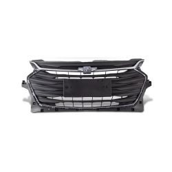 Imagem de Grade do Radiador CHEVROLET - GM ONIX Preto com Friso Inferior Superior Cromados - RETROVEX RX12212