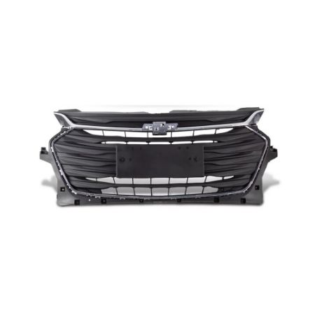 Imagem de Grade do Radiador CHEVROLET - GM ONIX Preto com Friso Inferior Superior Cromados - RETROVEX RX12212