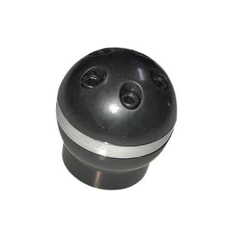 Imagem de Bola de Câmbio Sport Orbital com Gatilho Preto Anel Cromado - SOPARAUTO 5046