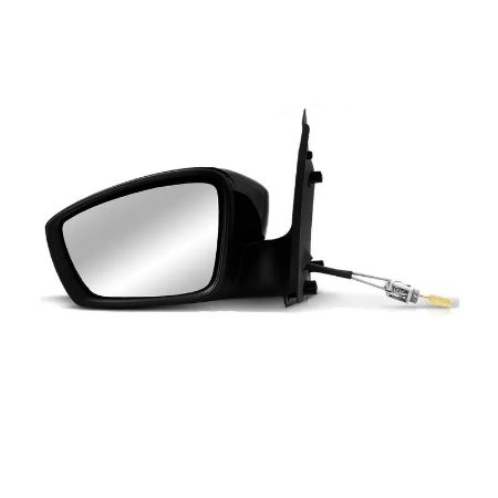 Imagem de Espelho Retrovisor Externo VOLKSWAGEN GOL/VOYAGE Lado Esquerdo Remoto Preto sem Pisca - FICOSA EB899