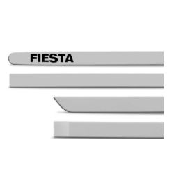 Imagem de Jogo de Friso Lateral FORD FIESTA Prata Enseada 4 peças - FLASH 5673
