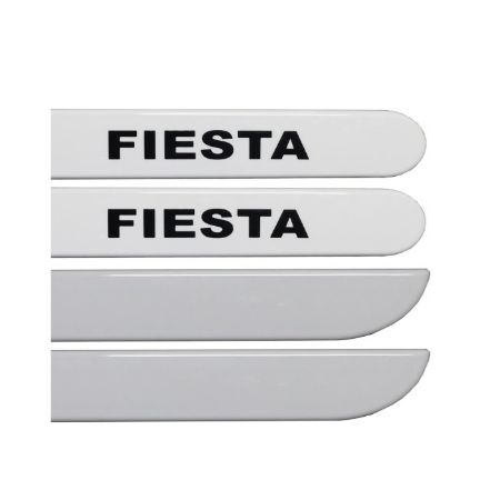 Imagem de Jogo de Friso Lateral FORD FIESTA Branco Artico 4 Peças - FLASH 5674