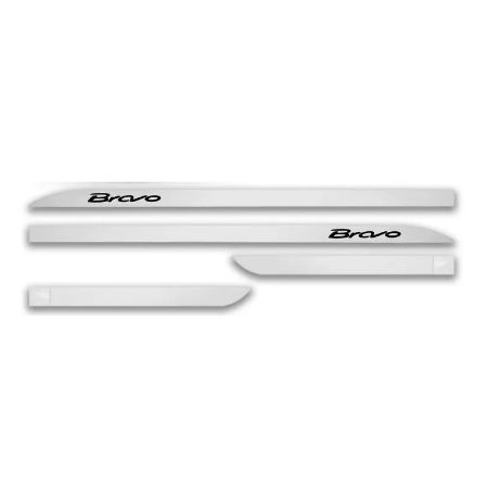 Imagem de Jogo de Friso Lateral FIAT BRAVO Branco Banquise 4 Peças - FLASH 5682