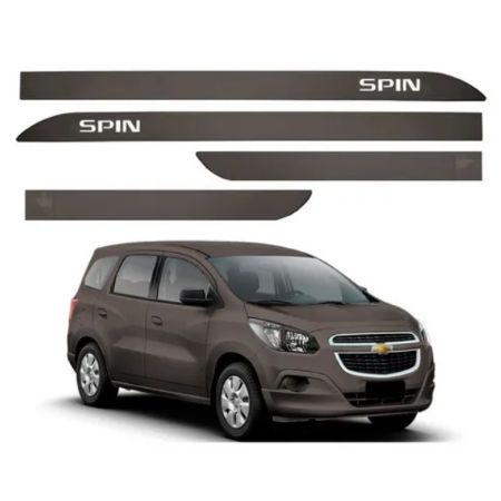 Imagem de Jogo de Friso Lateral CHEVROLET - GM COBALT/SPIN Slim Cinza Aztec 4 Peças - FLASH 2203