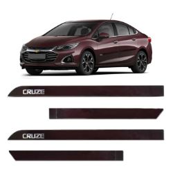 Imagem de Jogo de Friso Lateral CHEVROLET - GM CRUZE Vermelho Edible 4 Peças - FLASH 2212