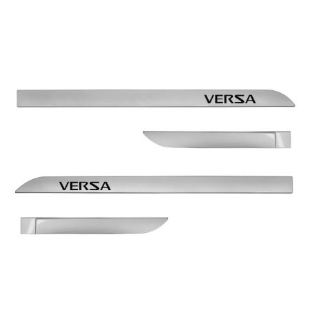 Imagem de Jogo de Friso Lateral NISSAN VERSA Slim Prata 4 peças - FLASH 2286