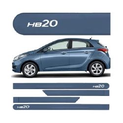Imagem de Jogo de Friso Lateral HYUNDAI HB20 Azul Sky 4 Peças - FLASH 2231