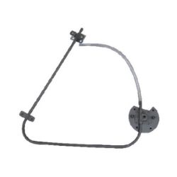 Imagem de Máquina do Vidro Elétrico VOLKSWAGEN KOMBI Lado Direito sem Motor Fixação Mabuchi - TECHCAR 4400060SM