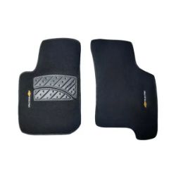 Imagem de Jogo de Tapete CHEVROLET - GM MONTANA Carpete Preto 2 Peças - FRISART 300310PTO