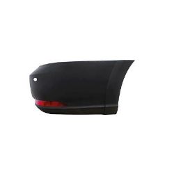 Imagem de Polaina do Para-choque VOLKSWAGEN SAVEIRO Lado Direito Preto Liso com Refil com Furo - DTS 6649