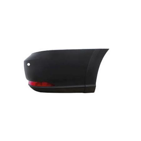 Imagem de Polaina do Para-choque VOLKSWAGEN SAVEIRO Lado Direito Preto Liso com Refil com Furo - DTS 6649
