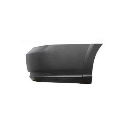 Imagem de Polaina do Para-choque VOLKSWAGEN SAVEIRO Lado Direito Preto Liso sem Refil sem Furo - DTS 6642