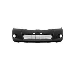 Imagem de Para-choque Dianteiro TOYOTA HILUX Preto Liso com Furo Milha sem para Moldura - DTS 7065
