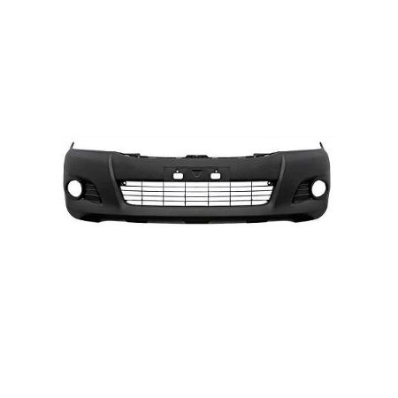 Imagem de Para-choque Dianteiro TOYOTA HILUX Preto Liso com Furo Milha sem para Moldura - DTS 7065