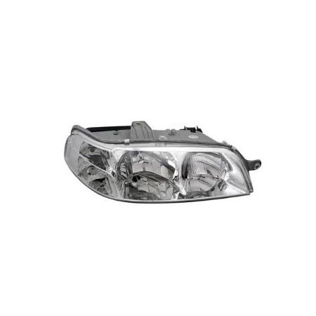 Imagem de Farol Principal Lado Direito Carcaça Preta Máscara Cromada - CAMBUCI IMPORTS 057380