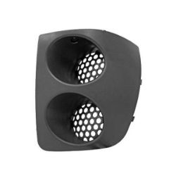 Imagem de Moldura do Farol Auxiliar FIAT PALIO WEEKEND/STRADA Lado Esquerdo Dupla Preta - DTS 3421