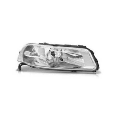Imagem de Farol Principal Lado Esquerdo Cromado Monorefletor com Defletor - FABRICIO F015