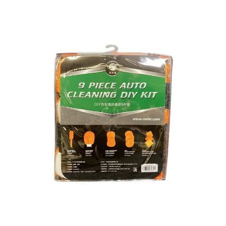 Imagem de Kit para Lavagem Automotiva Com 9 Peças - BM ACESSÓRIOS LW205