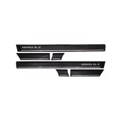 Imagem de Jogo de Friso Lateral CHEVROLET - GM MONZA 4 Portas Preto Largo - FRISART 30075
