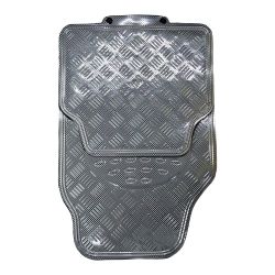 Imagem de Jogo de Tapete Universal Aluminizado Prata 4 Peças - SOLOCAR SL022002