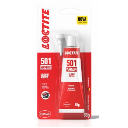 LOCTITE Cola Silicone Vermelho Alta Performance 55g Vedação
