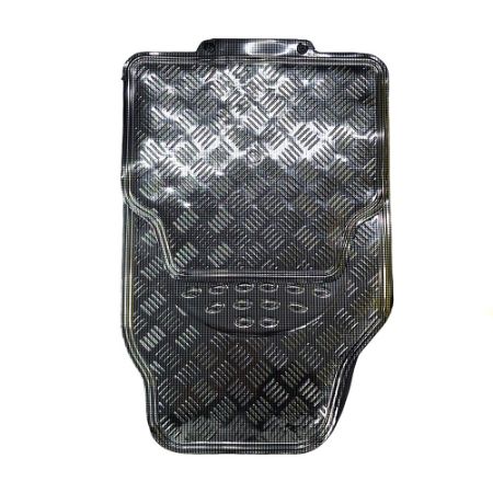Imagem de Jogo de Tapete Universal Aluminizado Carbono 4 Peças - SOLOCAR SL022001