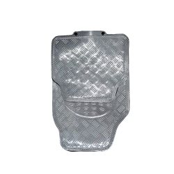 Imagem de Jogo de Tapete Universal Aluminizado Branco 4 Peças - SOLOCAR SL022004
