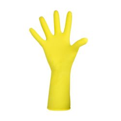 Imagem de Luva Segurança Látex Amarelo Tamanho M Kalipso - 02.04.1.2 - KALIPSO 020412