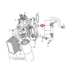Imagem de Junta do Radiador de Óleo - MWM/MASTER PARTS 1841994C1