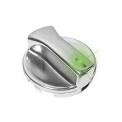 Imagem de Botão do Ar Verde Cromado - AUTOPLAST AP007