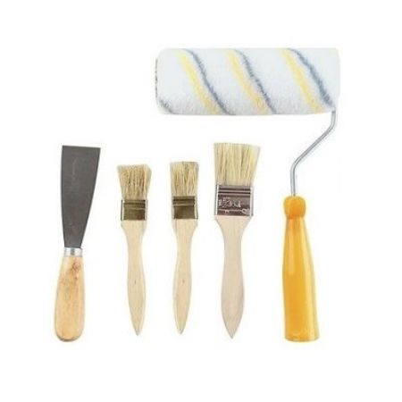 Imagem de Kit Pincel para Pintura 5 Peças 24x13x13cm - CASCAVEL FERP51