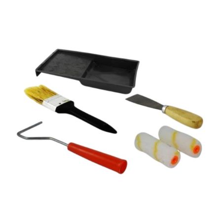 Imagem de Kit Pincel para Pintura 5 Peças 25x10x3cm - CASCAVEL FERP55